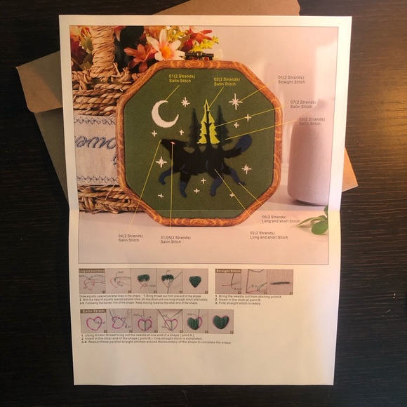 The Forest Grimm Embroidery Kit Fairyloot - Picture 5 of 7